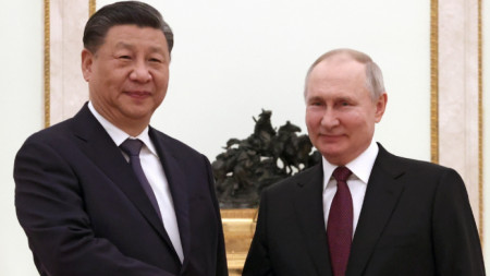 Си Цзинпин и Владимир Путин в Москва, 20 март 2023 г.