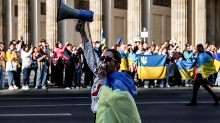 Демонстрация в Берлин по повод Деня на независимостта на Украйна, 24 август 2025 г.