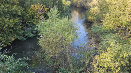 Река Тунджа край сливенското село Крушаре