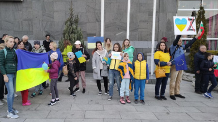 Част от украинците, установили се във Велико Търново