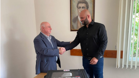 ПФК Левски подписа договор с компанията Барин Спортс Изпълнителният директор