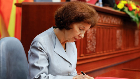 Гордана Силяновска, президент на Северна Македония
