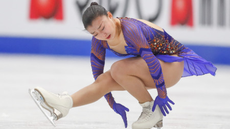 Бронзовата медалистка от Игрите в Пекин 2022 Каори Сакамото от