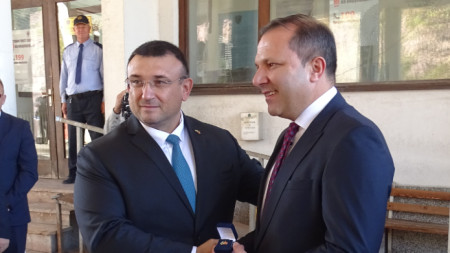 Министърът на вътрешните работи Младен Маринов проведе днес работна среща с колегата си от Северна Македония, министър Оливер Спасовски.