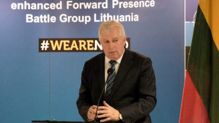 Литовският министър на отбраната Арвидас Анусаускас