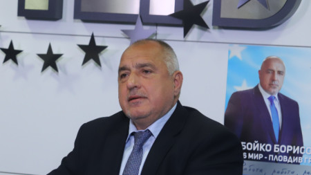 Лидерът на ГЕРБ Бойко Борисов