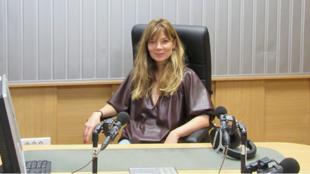 Десислава Димова в студиото на програма „Христо Ботев“