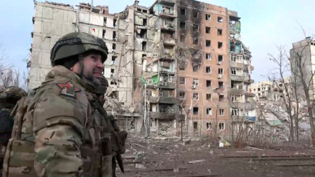 Назначеният от Русия ръководител на окупираната част на украинската Донецка област Денис Пушилин