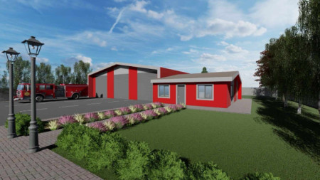 Проектът за нова сграда на противопожарната служба в Камено 