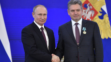 Николай Малинов бе отличен от руския президент Владимир Путин с орден „Дружба“ на церемония днес в Кремъл.