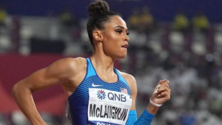 Олимпийската шампионка Сидни Маклафлин подобри собствения си световен рекорд на 400 метра с препятствия 