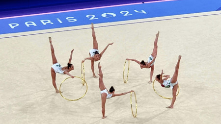 Bulgaria’s rhythmic gymnastics ensemble