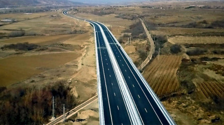 Aksi i autostradës Struma që tashmë është gati - nga qyteti Kresna deri në qytetin Sandanski