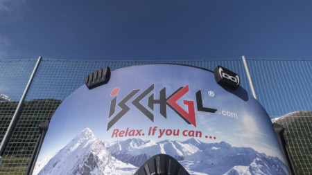 Реклама в австрийския курорт Ишгъл