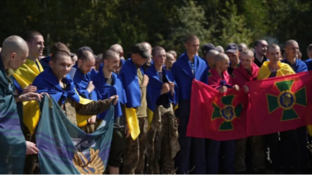 Украински военнопленници, разменени с руски, 24 август 2024 г.