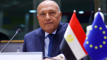 Египетският външен министър Самех Шукри 