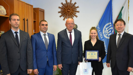 Спасиана Григорова беше обявена за Студент на годината в специалност