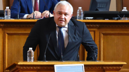 Вътрешният министър Иван Демерджиев говори в Народното събрание