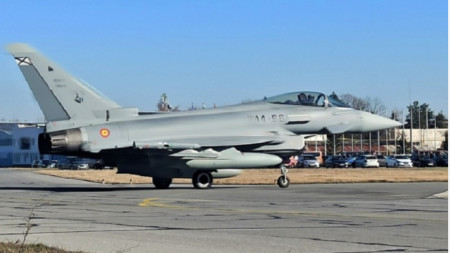 Cuatro cazas españoles Eurofighter EF-2000 Typhoon II participaron durante la primera en la protección de los cielos de Bulgaria en el marco de la misión Air Policing del flanco oriental de la OTAN