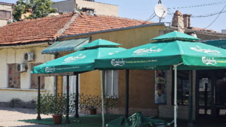 Мястото на катастрофата в Разград