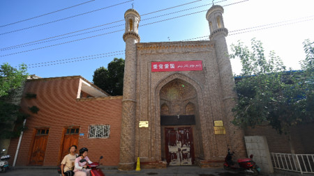 Заключена джамия в Кашгар, Синцзян-уйгурски автономен регион. 
