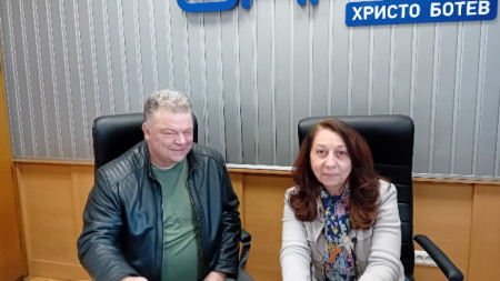 Проф. Димитър Вацов и Николета Атанасова