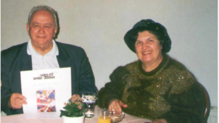 Д-р Михаил Маргаритов и Елена Димитрова в Хамбург-1996г.