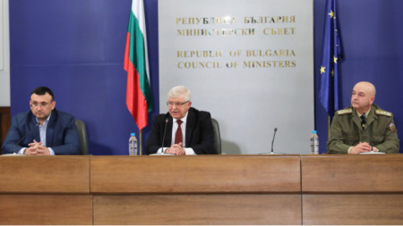 Mladen Marinov (L), Kiril Ananiev (M) and Ventsislav Mutafchiyski (R)