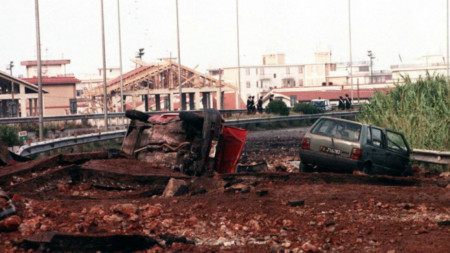Атентат срещу Джовани Фалконе, 23 май 1992 г.