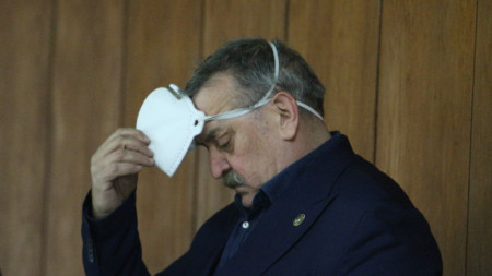 Проф. Тодор Кантарджиев след брифинга на Националния оперативен щаб за борба с коронавируса, 28 март 2020 г.