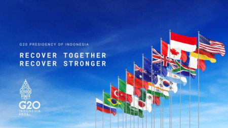 Срещата на върха на Г-20 на индонезийския остров Бали е насрочена за 15-16 ноември 2022 г.