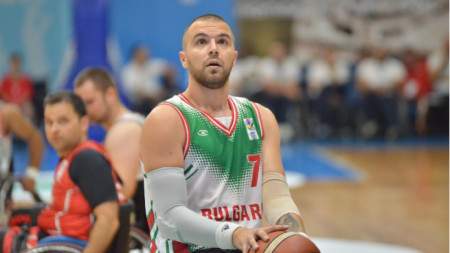 Българският национален отбор по баскетбол на колички записа първа историческа