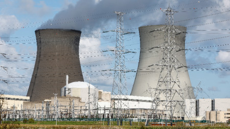 Общ изглед на атомната електроцентрала в Доел, Белгия, архив, септември 2022 г. 