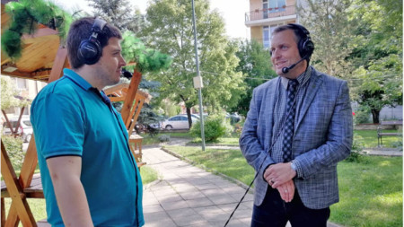 Божидар Янев на гости за разговор с кмета на Костинброд Трайко Младенов