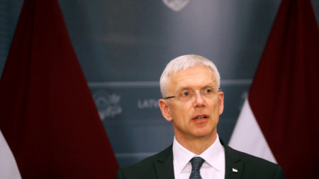 Министър-председателят на Латвия Крисянис Каринс