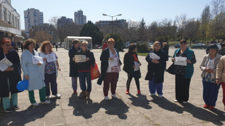 протест на медицинските специалисти, УМБАЛ Бургас