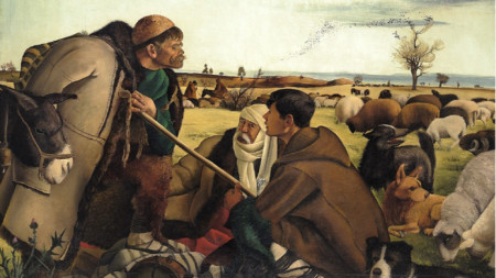 Zlatyu Boyadzhiev - Shepherds from Brezovo, 1941