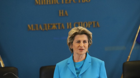 Весела Лечева като служебен министър на спорта