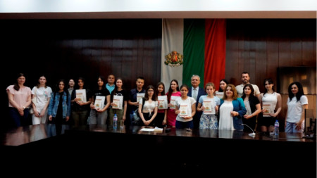 Видински ученици посетиха съда в рамките на инициативата.