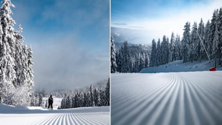 Снимки: ФБ на ски зона Пампорово и Мечи чал