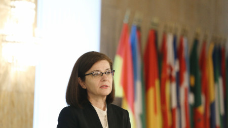 Външният министър на България Теодора Генчовска