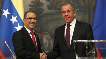 Сергей Лавров се срещна в Москва с венецуелския си колега Хорхе Ареас.