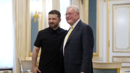 Володимир Зеленски и Кийт Келог