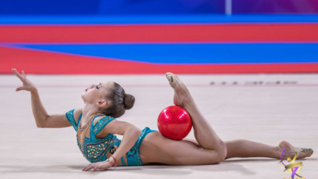 Stilijana Nikollova, foto: Federata Bullgare e Gjimnastikës Ritmike - Anna Nedkova