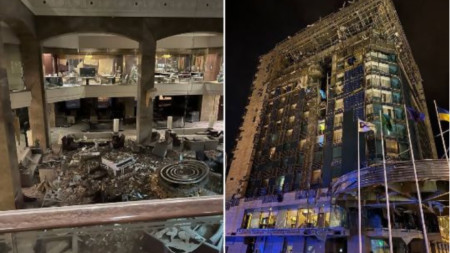 Разрушения в хотел 