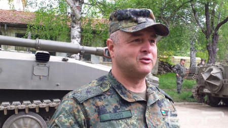 Бригаден генерал Деян Дешков, командир на 61 Стрямска механизирана бригада