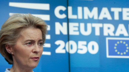 Урсула фон дер Лайен обяви стремеж на ЕС към климатичен неутралитет.