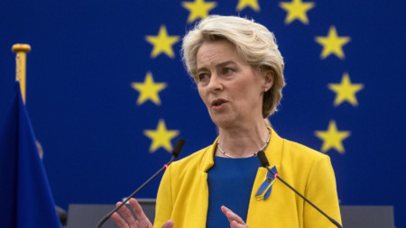 Урсула фон дер Лайен изнася годишната си реч пред Европейския парламент