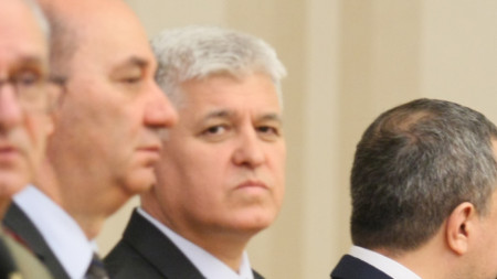 Главният секретар на президента Димитър Стоянов (в средата)