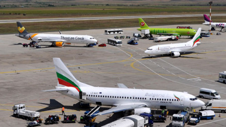 Едно от най слънчевите летища бургаското бележи ръст на пътниците